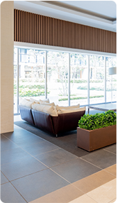 清掃されたフロア